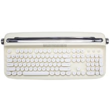 Retro Bluetooth Wireless Keyboard with Tablet Holder