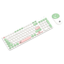 White Wireless Keyboard & Mouse Set