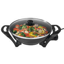 Black 4.5L Electric Wok