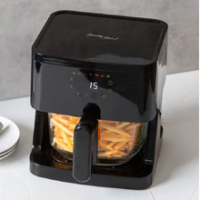 Black Kyraen 5L Glass Digital Air Fryer
