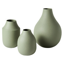 3 Piece Mona Iron Vase Set