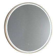 Sphere 81cm Aluminium LED Mirror