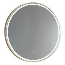 Sphere 81cm Aluminium LED Mirror with Demister