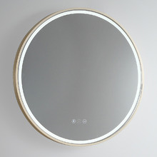 Sphere 81cm Aluminium LED Mirror with Demister & Bluetooth