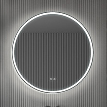 Harvie Round LED Demister Mirror with Bluetooth