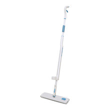 White & Blue Self-Wringing Spray Mop