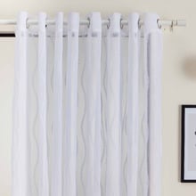 Stream Eyelet Single Panel Curtain
