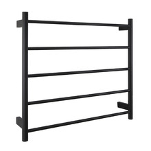 EZY FIT Round Tube  Dual Wired Heated Towel Rail