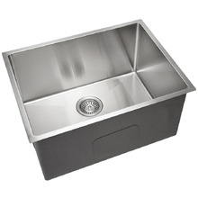 Elon 600mm Single Brushed Satin Kitchen Sink