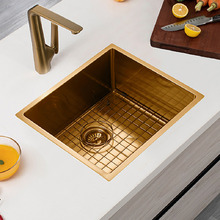 Adira 510mm Single Stainless Steel Kitchen Sink with Protector Grid