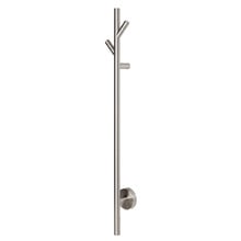 EZY FIT 900mm Heated Vertical Towel Bar with 2 Hooks