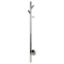 EZY FIT 900mm Heated Vertical Towel Bar with 2 Hooks