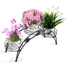 Decor Arch Wrought Iron Flower Rack