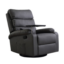 Helmsley Faux Leather Heated Massage Recliner Chair