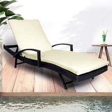 Calum PE Wicker Sun Lounge
