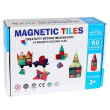 Kids' 60 Piece McNeil Magnetic Building Tile Set