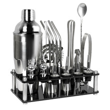 20 Piece Todd Stainless Steel Cocktail Shaker Set