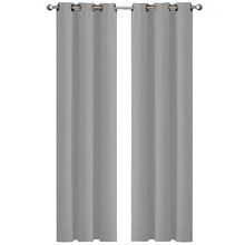 Triple Layer Polar Blockout Eyelet Curtains (Set of 2)