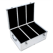 Aluminium CD/DVD Storage Case with 250 Free Inserts