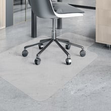 Clear Gripper Back Office Chair Mat