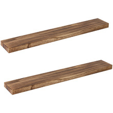 Araceli 90cm Paulownia Wood Floating Shelves (Set of 2)