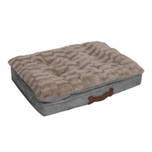 Khaki Memory Foam Pet Bed