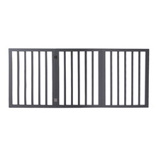 Grey 3 Panel Foldable Pet Gate