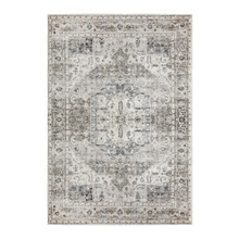 Grey Ostin Flat Weave Cotton-Blend Rug