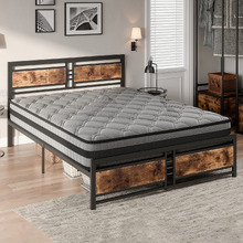 Ford Queen Bed with Pocket Spring Mattress