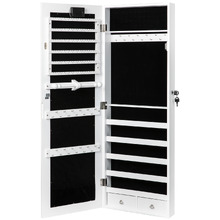 White Dotter Jewellery Cabinet with Touch Screen LED
