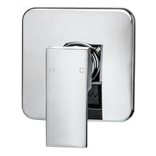 Bentley Square Brass Shower/Bath Wall Mixer