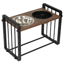 Bingo Elevated Dual Pet Bowl with Stand