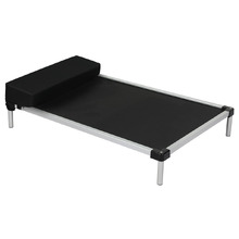Black Bingo Elevated Trampoline Pet Bed