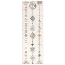 Cream Hurley Machine Washable Runner