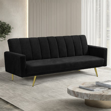 Aspen 3 Seater Velvet Sofa Bed