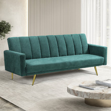 Aspen 3 Seater Velvet Sofa Bed
