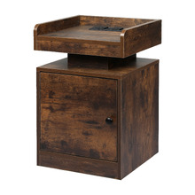 Zaki LED Bedside Table
