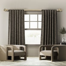 Levy Curtain Rod & Finials Set