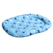Blue Ryder Oval Pet Cooling Bed