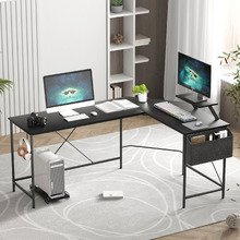 Pietro L-Shaped Desk with Storage Bag