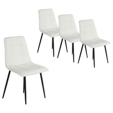 Selawik Faux Leather Dining Chairs (Set of 4)