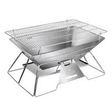 Grevan Foldable BBQ Grill Fire Pit