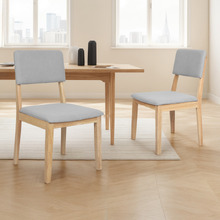 Arvion Rubberwood Dining Chairs (Set of 2)
