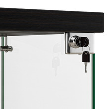 Zorn 2 Shelf Glass Display Cabinet