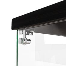 Zorn 2 Shelf Glass Display Cabinet
