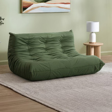 Vega 3 Seater Togo Lazy Caterpillar Compressed Replica Lounge Sofa