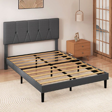 Zeno Linen Bed Frame