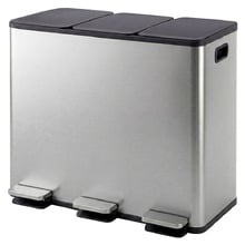 Frankie 54L Stainless Steel Rubbish Bin