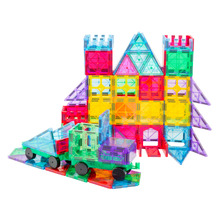 Gem Toys 120 Piece Magnetic Tile Set