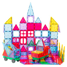 Gem Toys 200 Piece Magnetic Tile Set